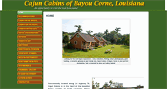 Desktop Screenshot of cajuncabinsonline.com